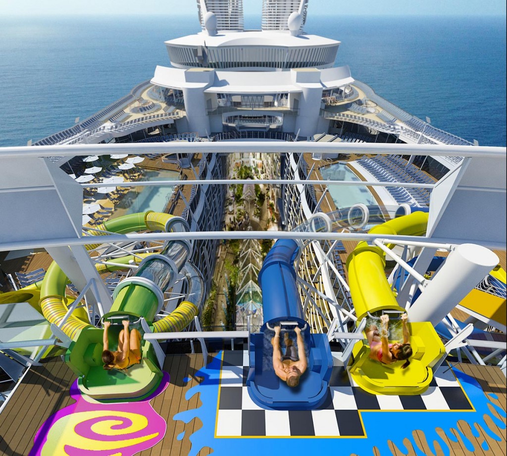 Harmony of the Seas krijgt 10 verdiepingen hoge glijbaan Cruisereiziger